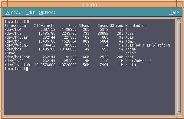 df command
