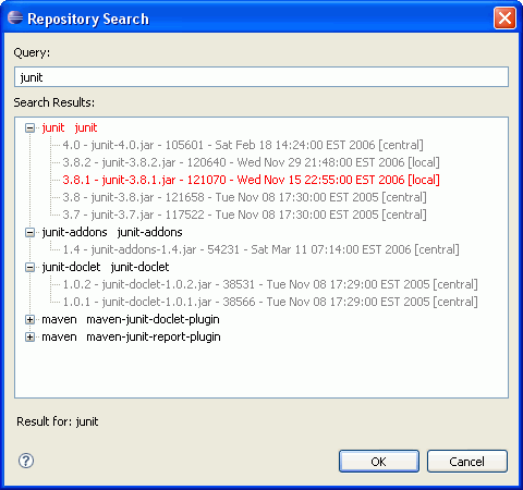 Maven Repository Search 向導