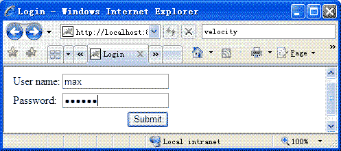 圖4 Login.jsp輸出頁面