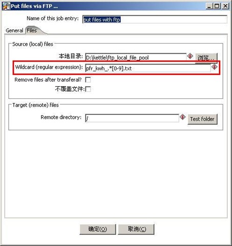 put ftp config
